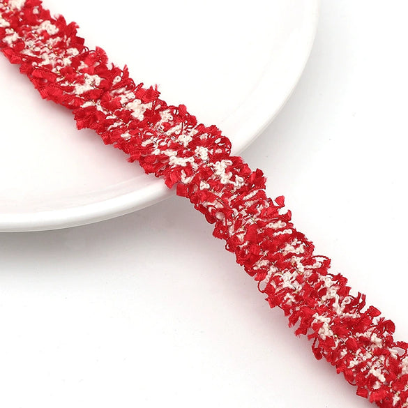Polyester Lace Jewelry And Garment Accessories Handmade With Glass And Glaze Materials Braided Line Rope