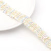 Polyester Lace Jewelry And Garment Accessories Handmade With Glass And Glaze Materials Braided Line Rope