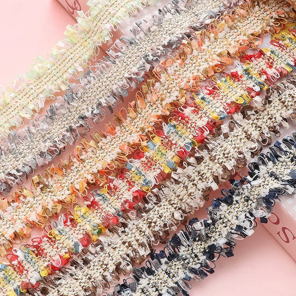 Polyester Lace Jewelry And Garment Accessories Handmade With Glass And Glaze Materials Braided Line Rope