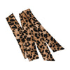 Polyester Tie Dye Leopard Neck Belt And Hair Belt For Women