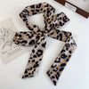 Polyester Tie Dye Leopard Neck Belt And Hair Belt For Women