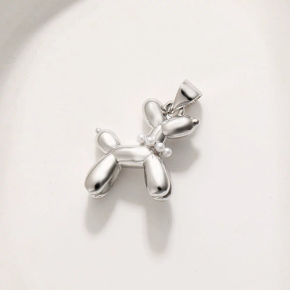 Poodle Puppy Pendant Jewelry Accessories Copper Electroplated Animal Style