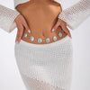 Pop Style Alloy Starfish Shell Splicing Waist Chain For Female