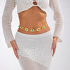 Pop Style Alloy Starfish Shell Splicing Waist Chain For Female