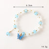 Popcorn Crack Beads Glass Glaze Handmade Geometry Insects Style Crystal Bracelet For Couple And Women