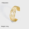 Popular Fashion Ladies Stainless Steel Hollow Love Bracelet With Pvdp Furnace Real Gold Treatment