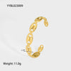 Popular Fashion Ladies Stainless Steel Hollow Love Bracelet With Pvdp Furnace Real Gold Treatment
