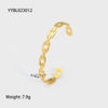 Popular Fashion Ladies Stainless Steel Hollow Love Bracelet With Pvdp Furnace Real Gold Treatment