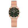 Popular Fashion Women's Metal Mesh Belt Square Dial Quartz Watch With Diamond Encrustment And Stainless Steel Buckle