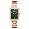 Popular Fashion Women's Square Metal Band Quartz Watch