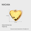 Popular Handmade Diy Stainless Steel 18K Goldplated Heartshaped Eiffel Tower Pendant Jewelry Accessories For Women