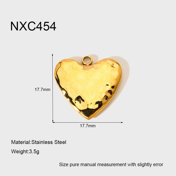 Popular Handmade Diy Stainless Steel 18K Goldplated Heartshaped Eiffel Tower Pendant Jewelry Accessories For Women