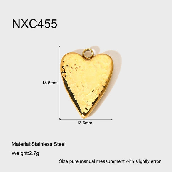 Popular Handmade Diy Stainless Steel 18K Goldplated Heartshaped Eiffel Tower Pendant Jewelry Accessories For Women