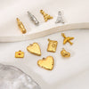 Popular Handmade Diy Stainless Steel 18K Goldplated Heartshaped Eiffel Tower Pendant Jewelry Accessories For Women