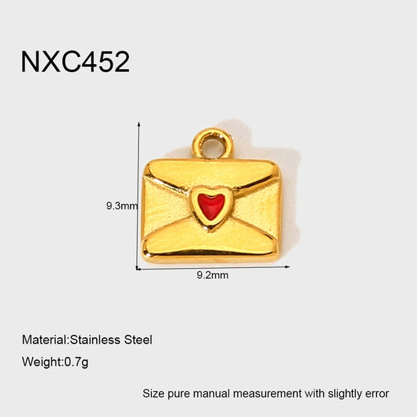 Popular Handmade Diy Stainless Steel 18K Goldplated Heartshaped Eiffel Tower Pendant Jewelry Accessories For Women