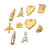 Popular Handmade Diy Stainless Steel 18K Goldplated Heartshaped Eiffel Tower Pendant Jewelry Accessories For Women