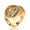 Popular Jewelry Stainless Steel Ring With Geometric Design And Polishing