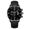 Popular Men's Watch Leather Belt Alloy Case Stainless Steel Buckle Round Dial Fashion Style