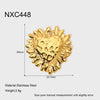 Popular Minimalist Ins Style Electroplated Star Moon Heart Butterfly Stainless Steel Pendant Earring Accessories