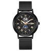 Popular New Fashion Men's Watch Stainless Steel Belt Round Dial Business Style