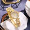 Popular Starry Full Diamond Bracelet Women's Quartz Watch Alloy Stainless Steel Round