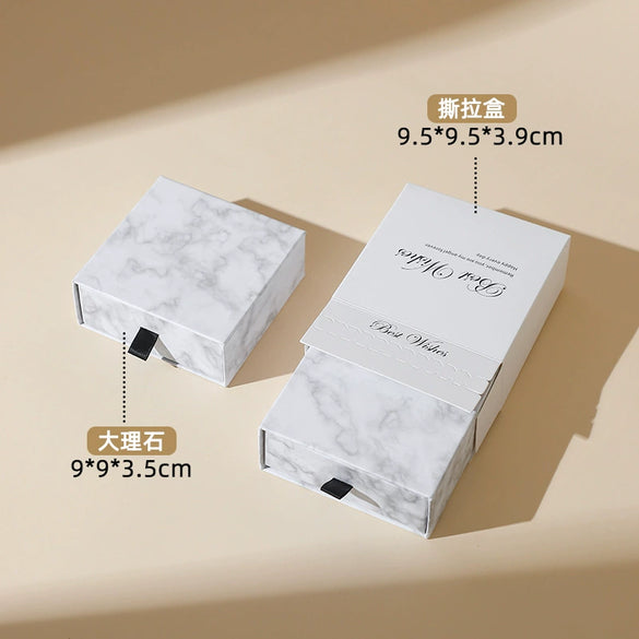 Popular Tearoff Jewelry Storage Packaging Box Made Of Paper And Cardboard