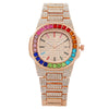 Popular Women's Alloy Square Dial Diamond Watch