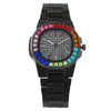 Popular Women's Alloy Square Dial Diamond Watch