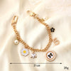 Portable Chain Mobile Phone Case Keychain Lanyard Wrist Bag Chain Antilost Metal Bow Tie Bag Beauty Head Semimanual Style
