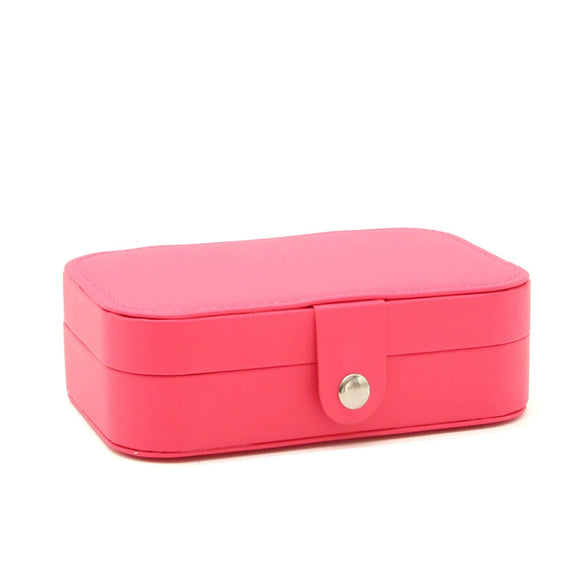 Portable Composite Material Jewelry Storage Box For Ring Stud Earrings Necklace Colorful Gift Packaging