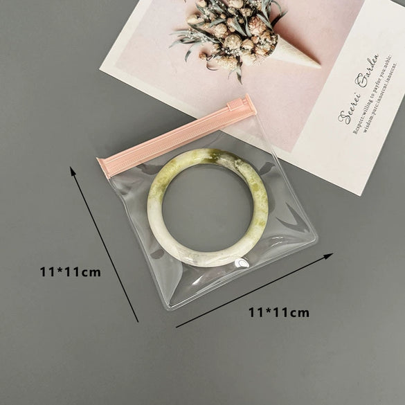 Portable Eva Jewelry Bag Storage Pack With Zipper Buckle For Earrings And Bracelet Dustproof And Finishing Thickened No Yellowing No Hardening