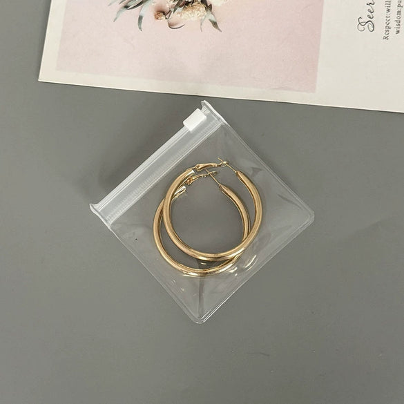 Portable Eva Jewelry Bag Storage Pack With Zipper Buckle For Earrings And Bracelet Thickened No Yellowing No Hardening Dustproof Finishing