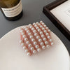 Portable Folding Women's Hair Accessories Pearl Handmade Geometric Hair Band And Hair Card