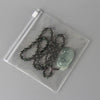 Portable Small Jewelry Earrings And Bracelet Storage Transparent Plastic Pvc Ziplock Sealed Bag
