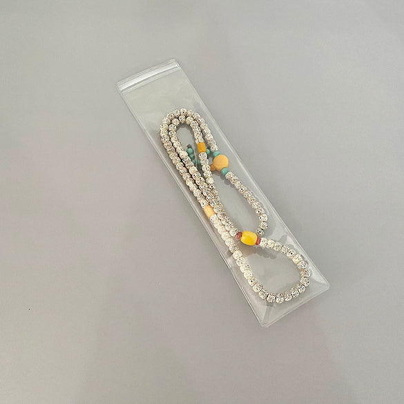 Portable Small Jewelry Earrings And Bracelet Storage Transparent Plastic Pvc Ziplock Sealed Bag