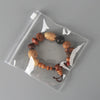 Portable Small Jewelry Earrings And Bracelet Storage Transparent Plastic Pvc Ziplock Sealed Bag