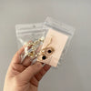 Portable Transparent Perforated Jewelry Earring And Necklace Hanging Storage Bag For Household Use