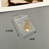 Portable Transparent Perforated Jewelry Earring And Necklace Hanging Storage Bag For Household Use
