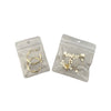 Portable Transparent Perforated Jewelry Earring And Necklace Hanging Storage Bag For Household Use