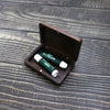 Portable Wooden Lipstick And Jewelry Storage Gift Box With Carved Engraving Craft For Cards Keys And Small Sundries