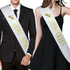 Prom Shoulder Strap Satin Cloth Semimanual And Semimechanical Craft Etiquette Strap Bachelor Party Dress