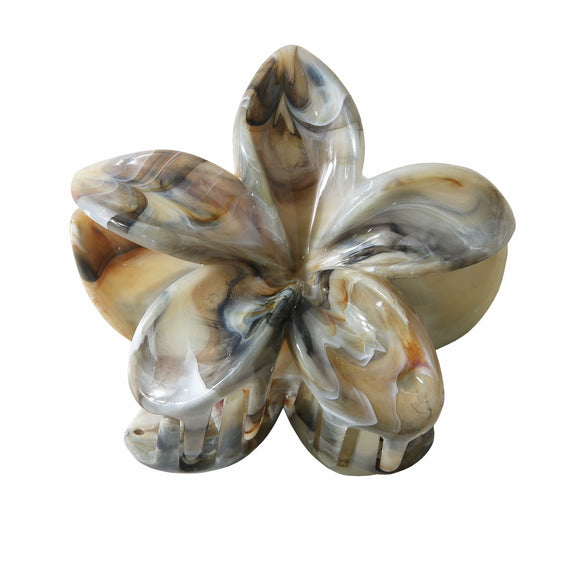 Ps Material Flower Style Baking Paint Grip Hair Clip