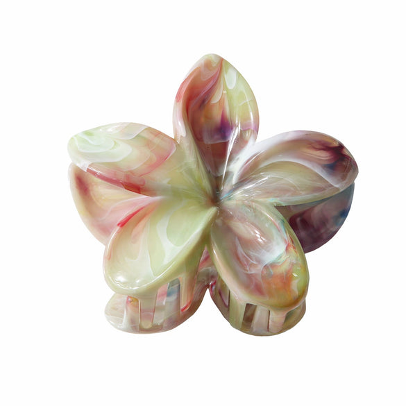 Ps Material Flower Style Baking Paint Grip Hair Clip