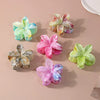 Ps Material Flower Style Baking Paint Grip Hair Clip