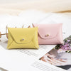 Pu Imitation Leather Jewelry Storage Bag For Ring And Necklace Packaging