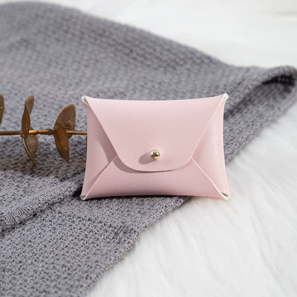 Pu Imitation Leather Jewelry Storage Bag For Ring And Necklace Packaging