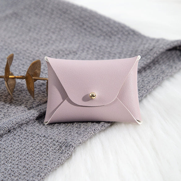 Pu Imitation Leather Jewelry Storage Bag For Ring And Necklace Packaging