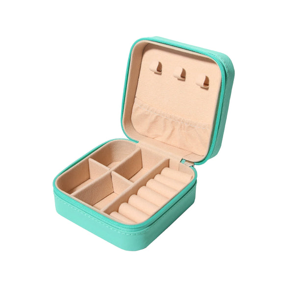 Pu Jewelry Storage Box For Rings Necklaces Earrings In Ins Style