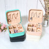 Pu Jewelry Storage Box For Rings Necklaces Earrings In Ins Style