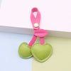 Pu Leather Cherry Keychain Pendant Pastoral Style For Men And Women